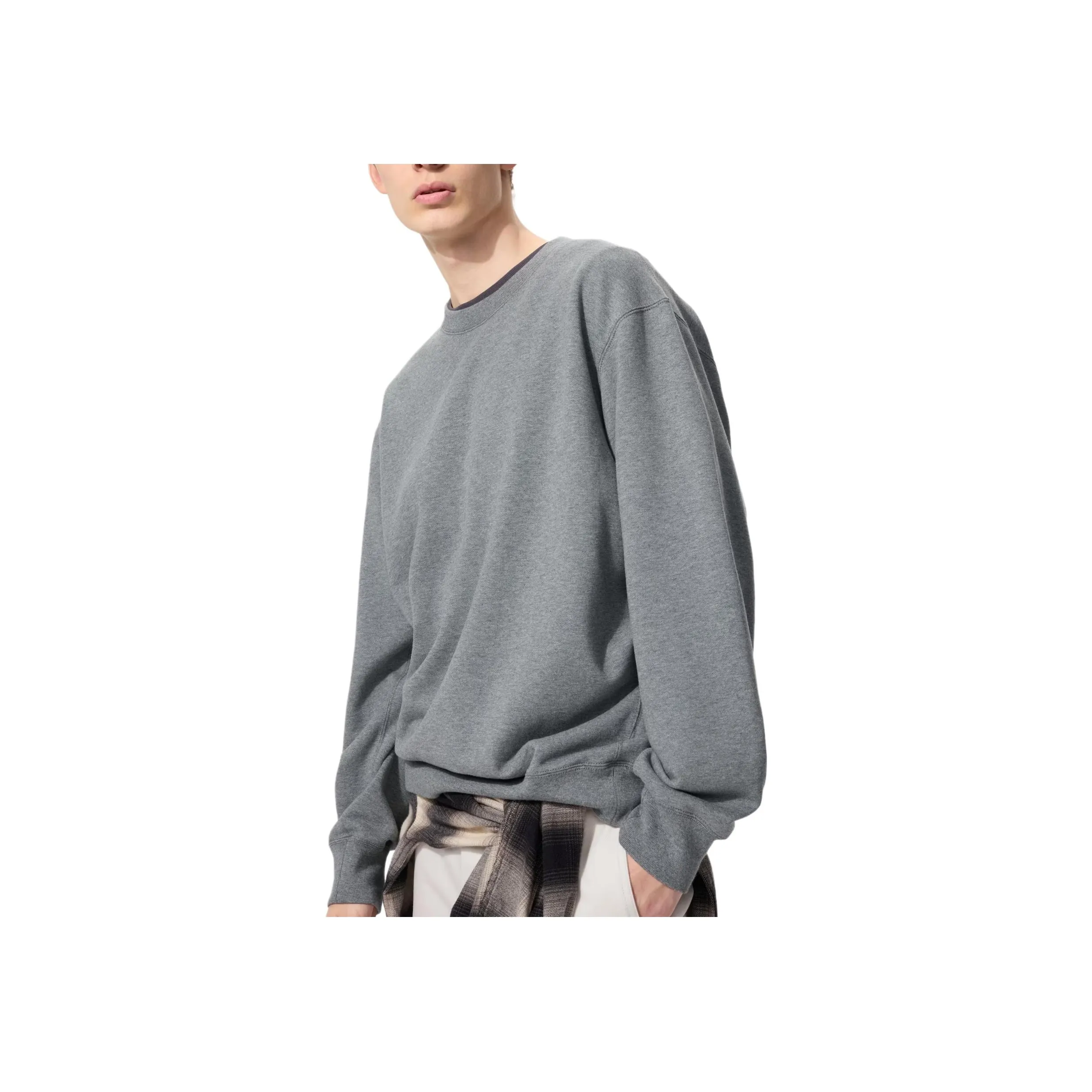 UNIQLO Серый Мужской Свитшот