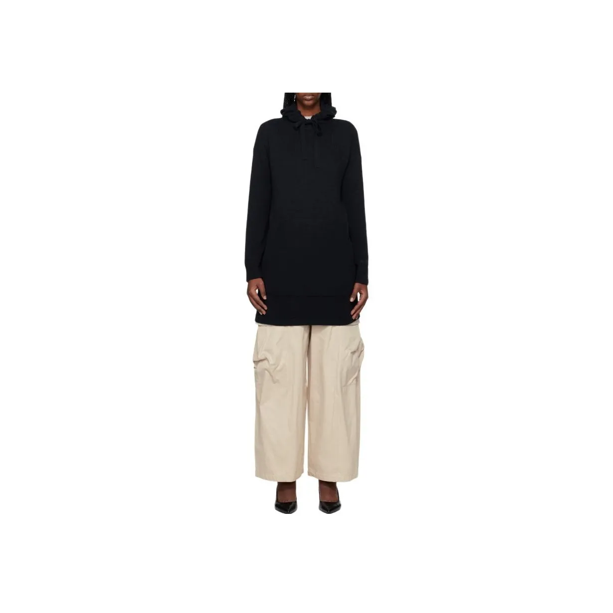 'S Max Mara Drawstring Long Sleeved Dress