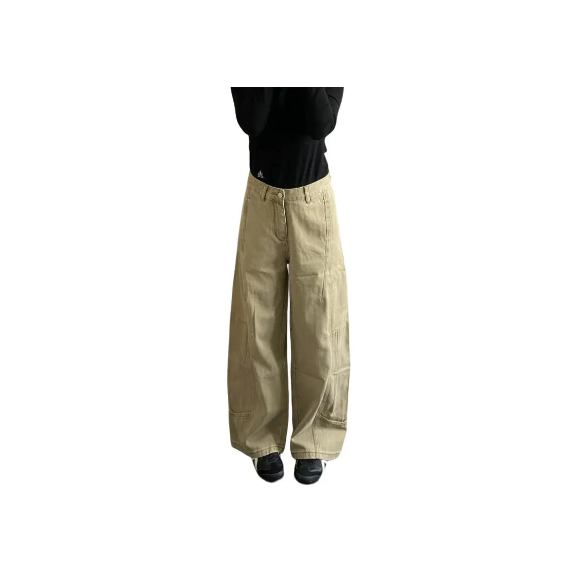 SONGXIER Хаки Унисекс Джинсы