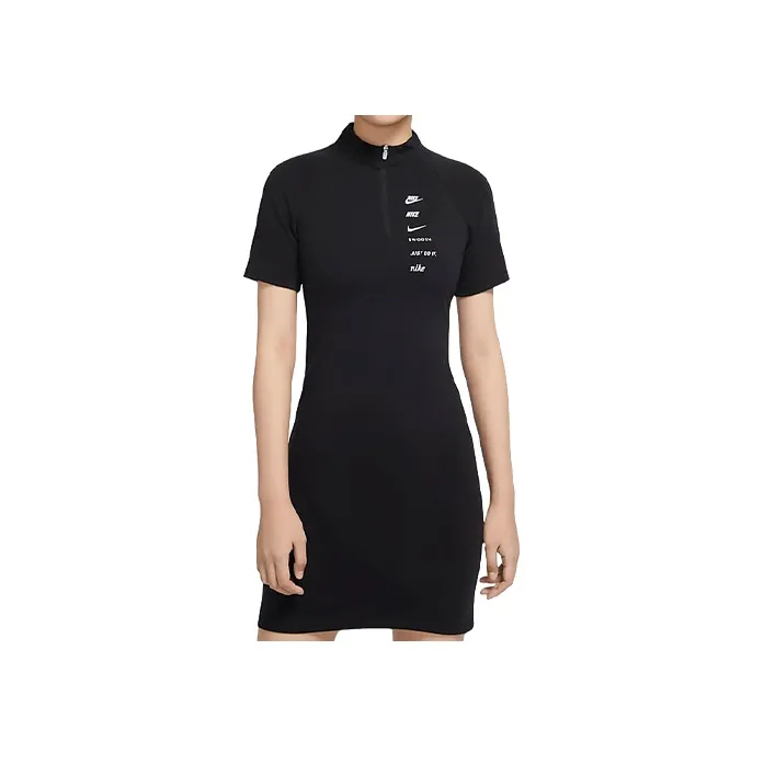 Nike Short Sleeved Dresses Women's Black