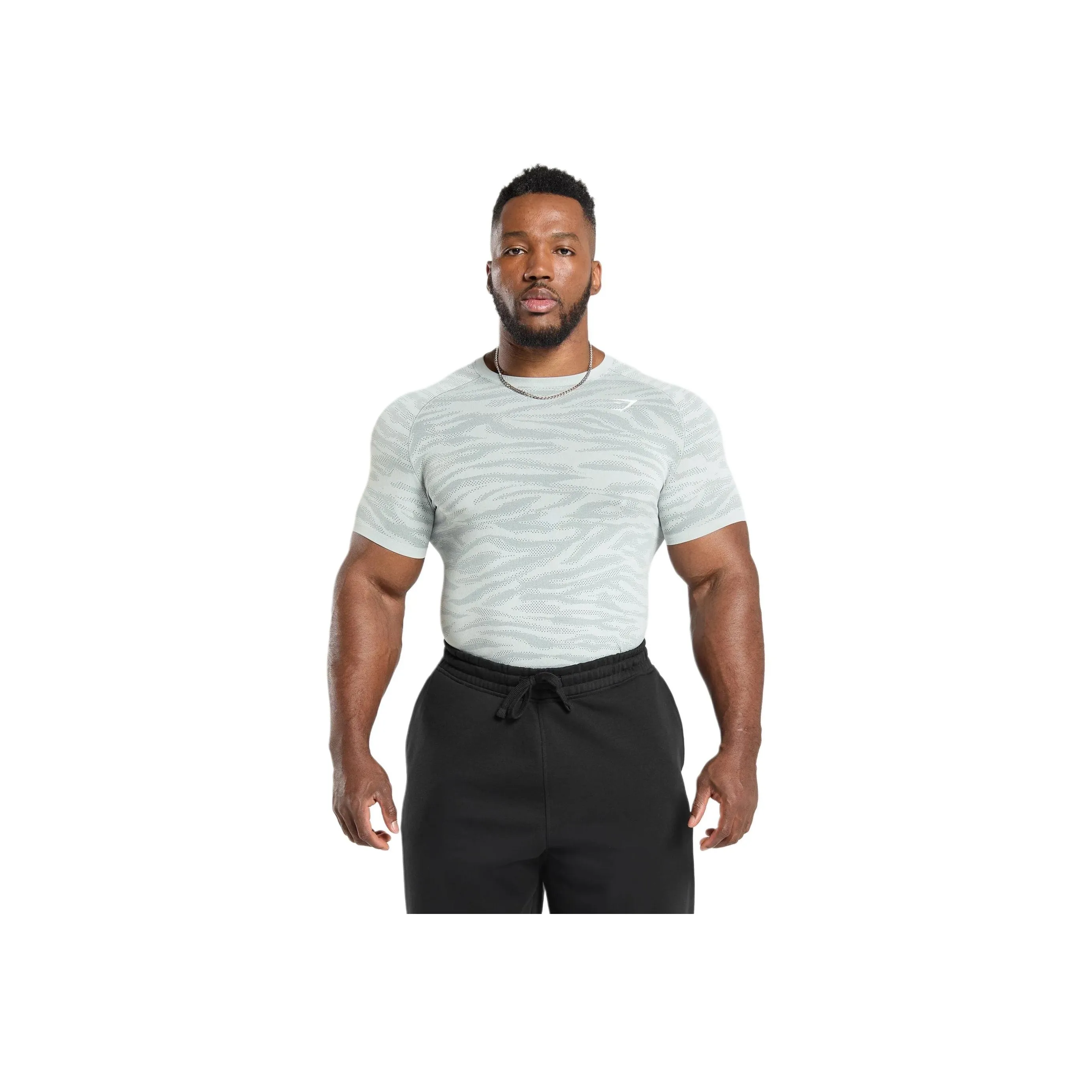 GYMSHARK Fitness Clothing Men Cool Blue