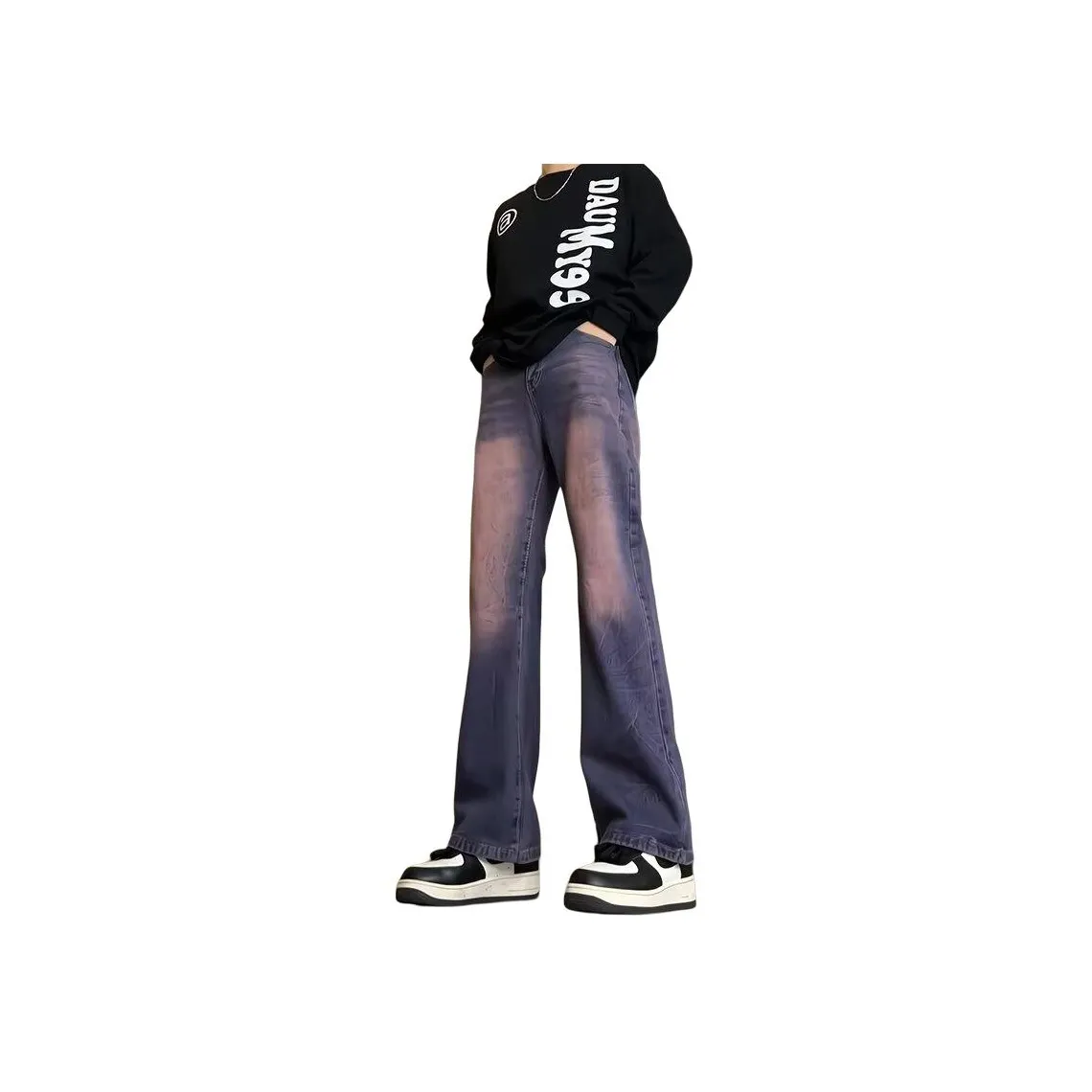 MGXEK Jeans Unisex Purple
