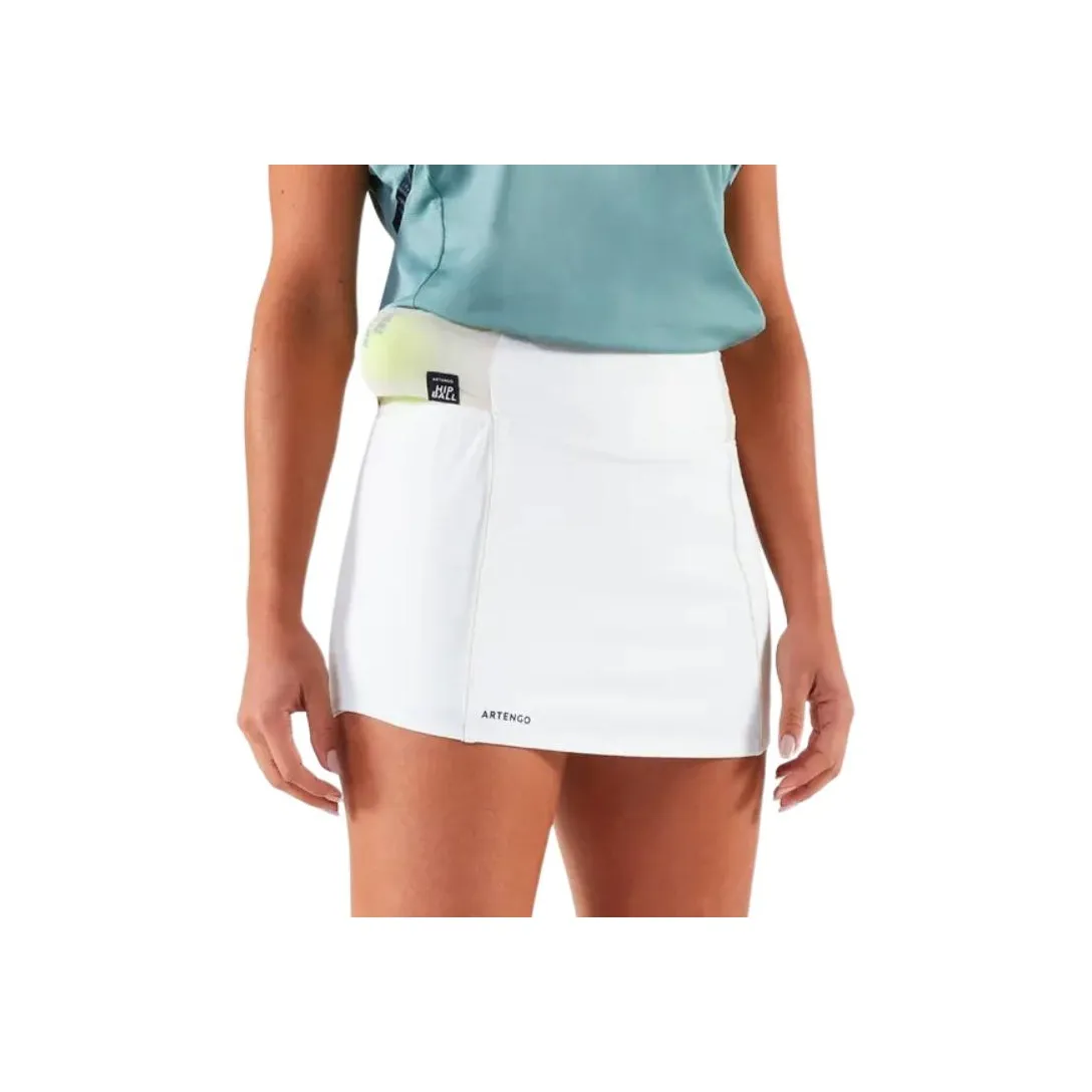 DECATHLON Повседневные короткие юбки Женские Экрю Светлый Мел Серый