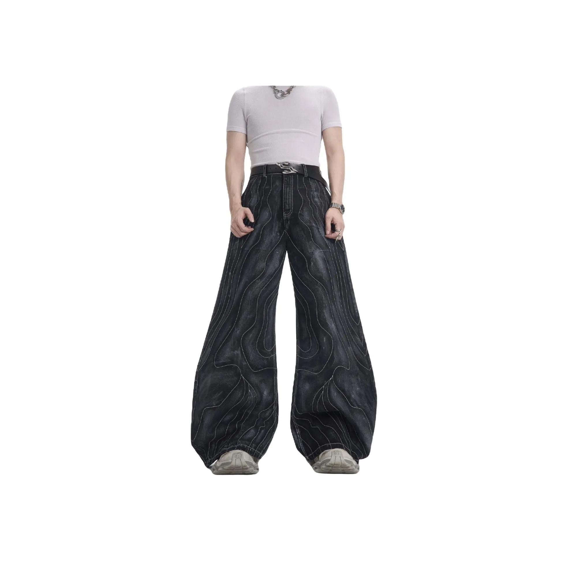 START EXCEED END Jeans Unisex Black Pants