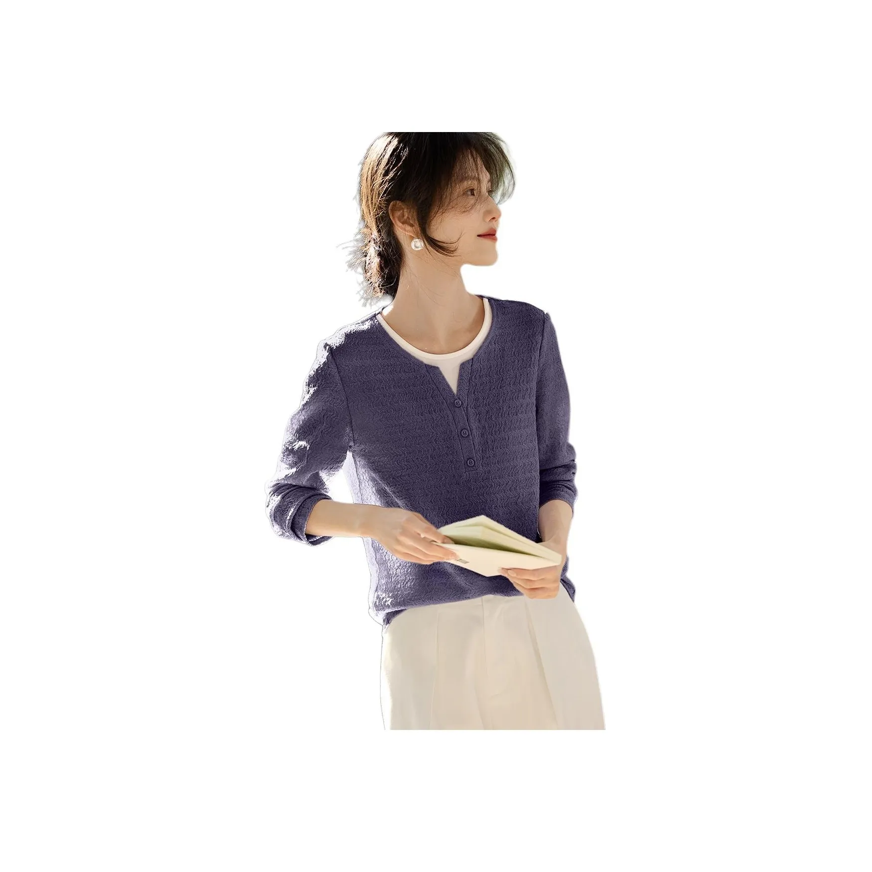 XWI Фиолетовые Женские T-рубашки