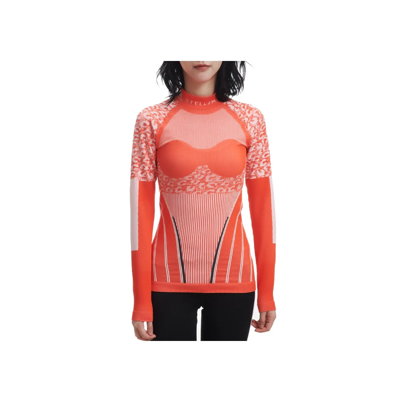 Adidas Рукав реглан T-рубашка Женская Апельсин