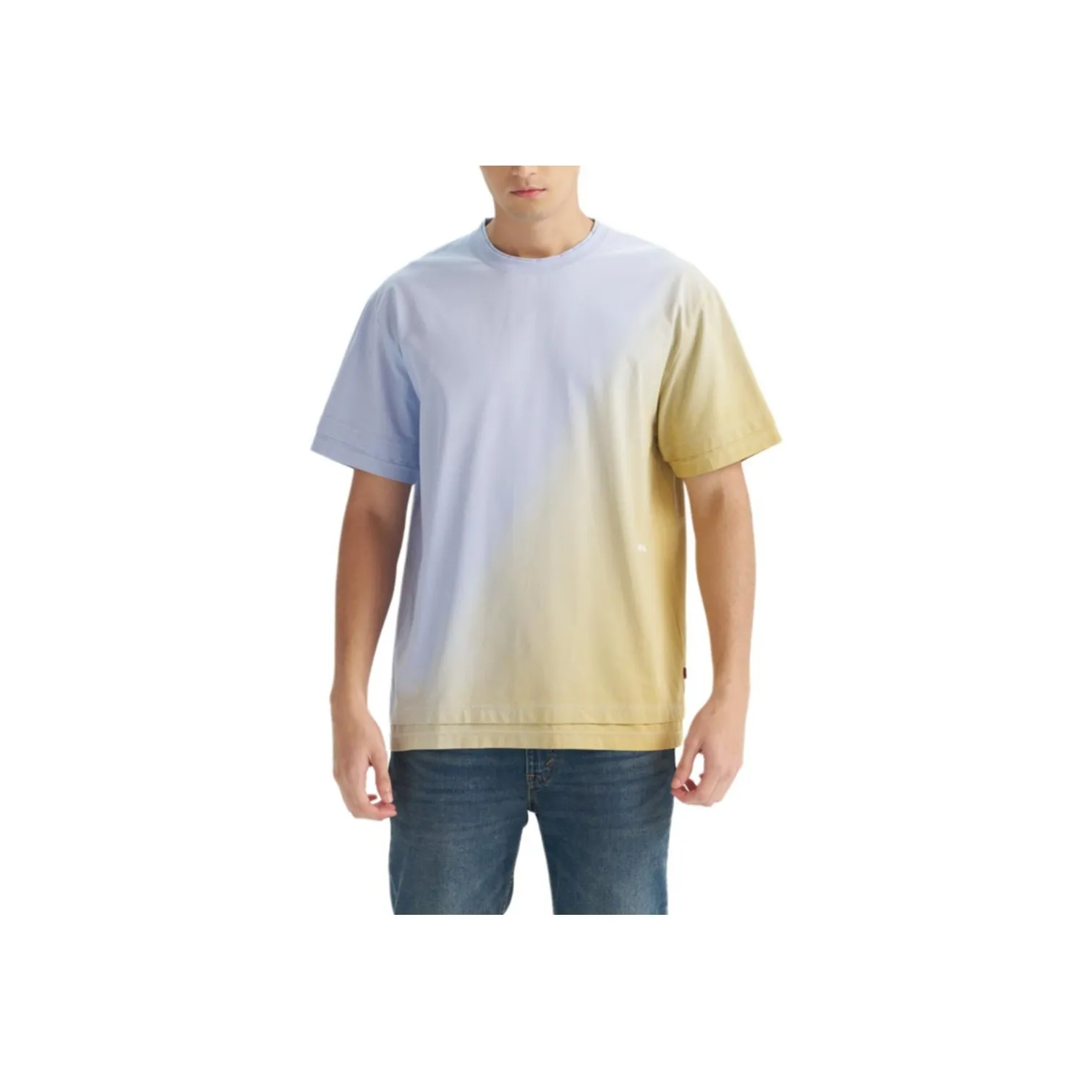 Levis T Shirts Men's Blue/Yellow