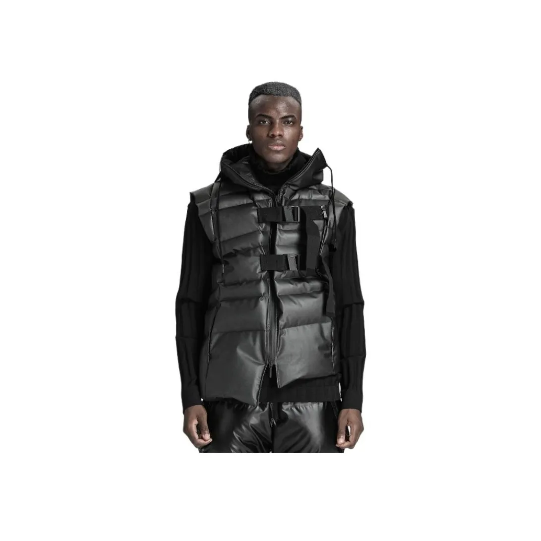 NORVINCY Outdoor Two Way Zip Closure Cardigan Vest Winter Unisex