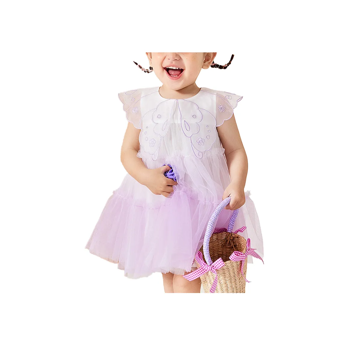 Mini Bala Платье SS25 Розово-фиолетовый 70029 Дети 3-7 лет