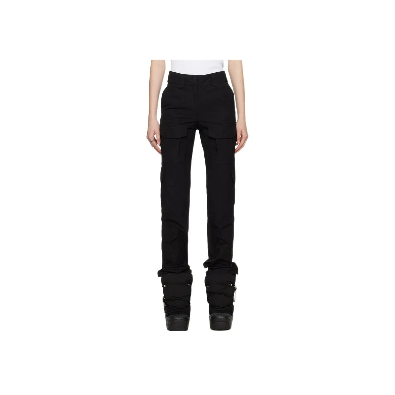 Givenchy Boot Cut Multipocket Cargo Pants 'Black'