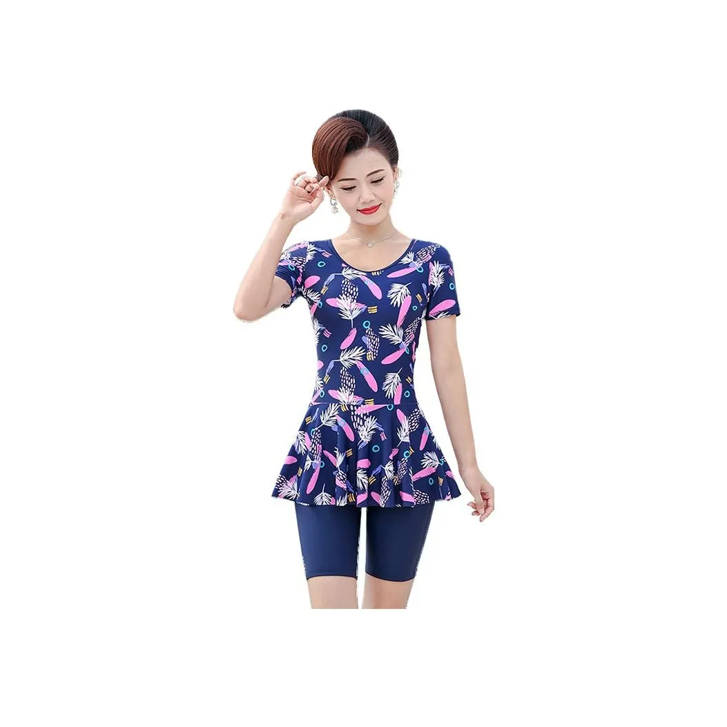 Youyou Two Piece Swimsuit Women's Navy Blue