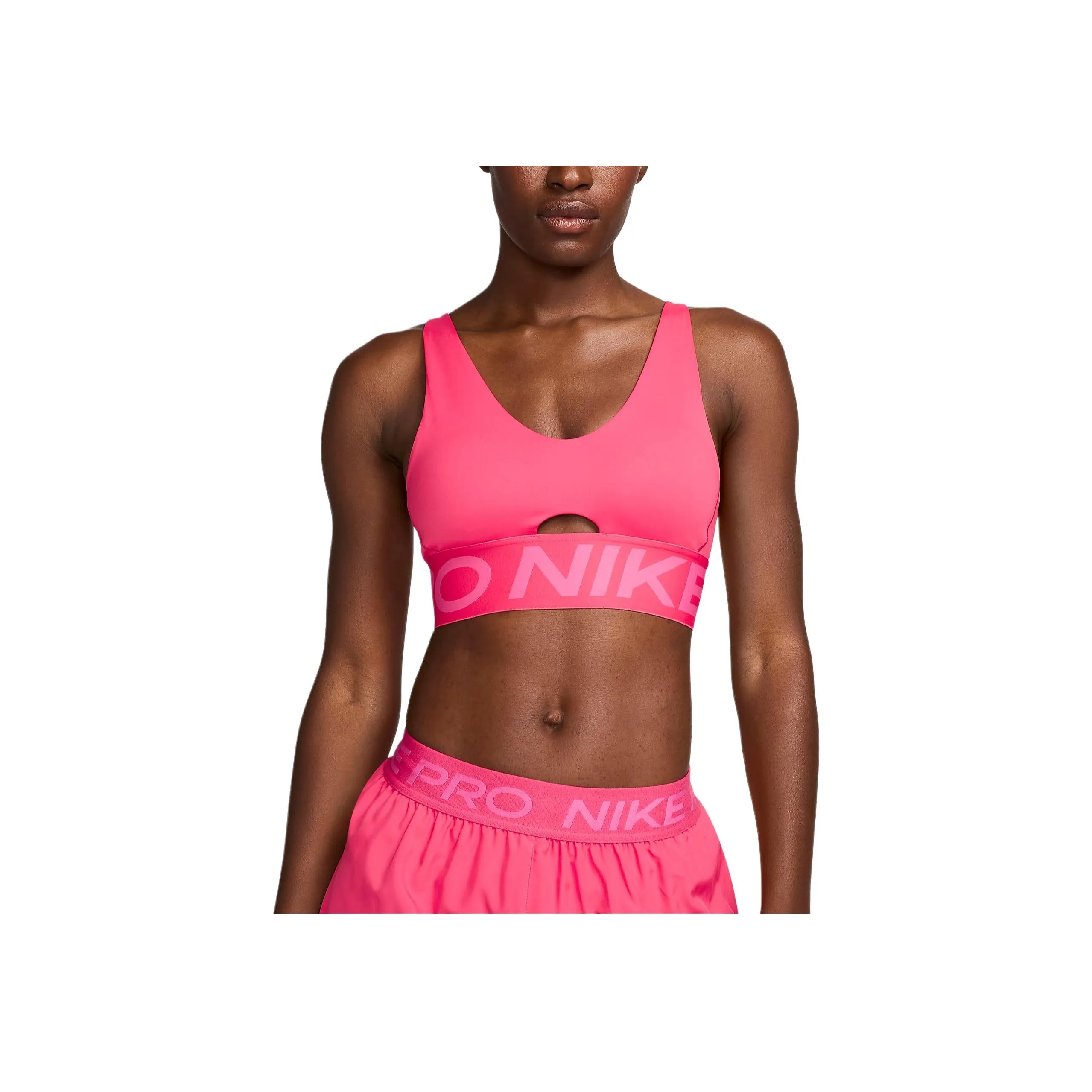 Nike Pro Indy Plunge Women's Medium Support Padded Sports Bra