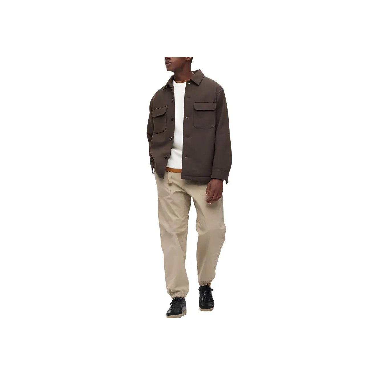 UNIQLO Casual Pants Unisex Dark Beige