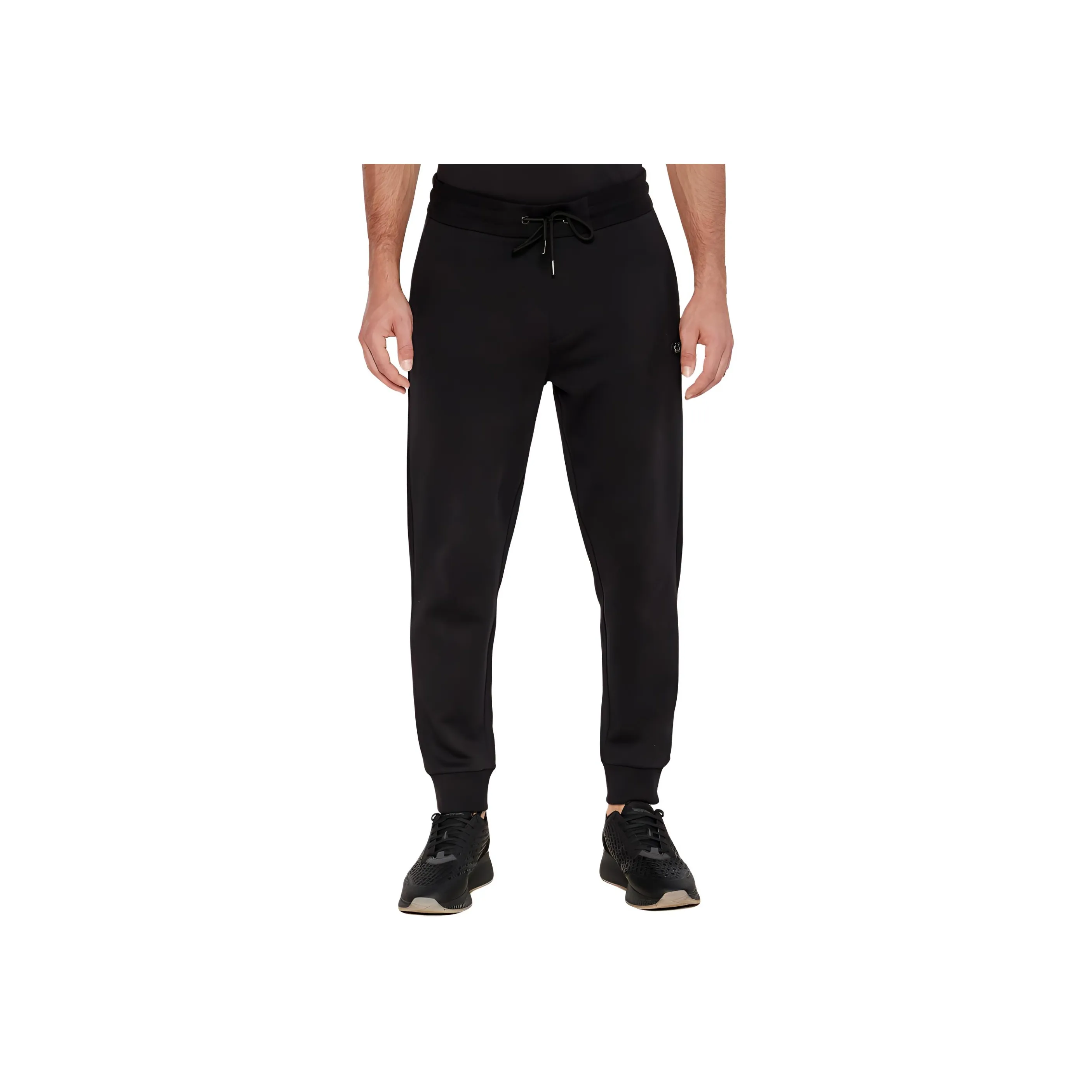 Hugo Boss Вязаные Спортивные Штаны Мужские Черные