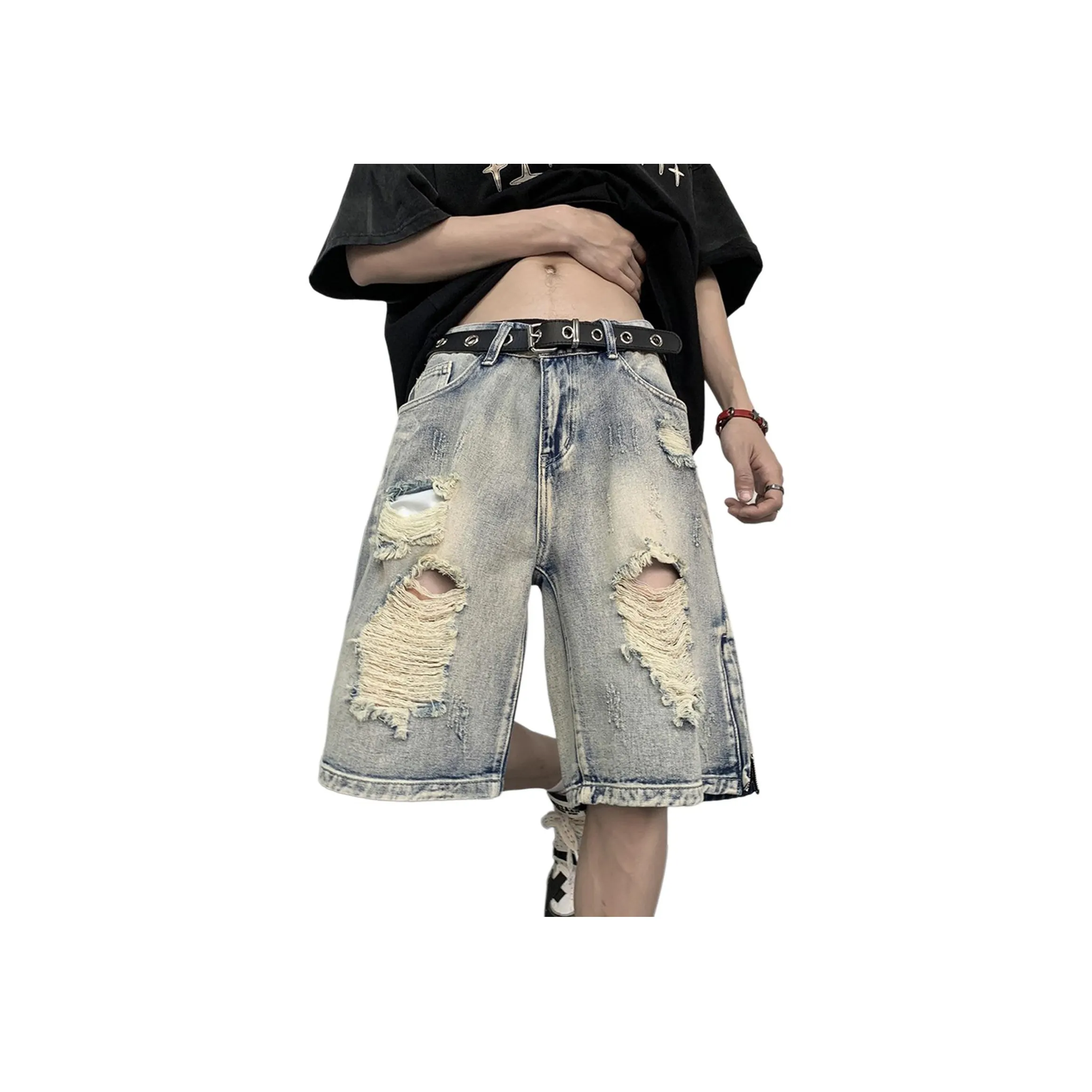 Pirkadat Синие Унисекс Джинсовые Шорты