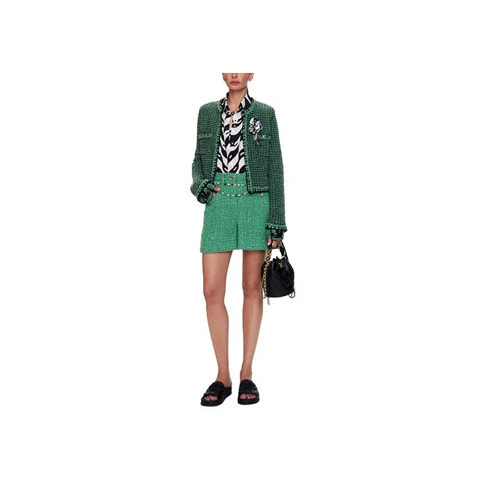 CHANEL Casual Shorts Women's Green