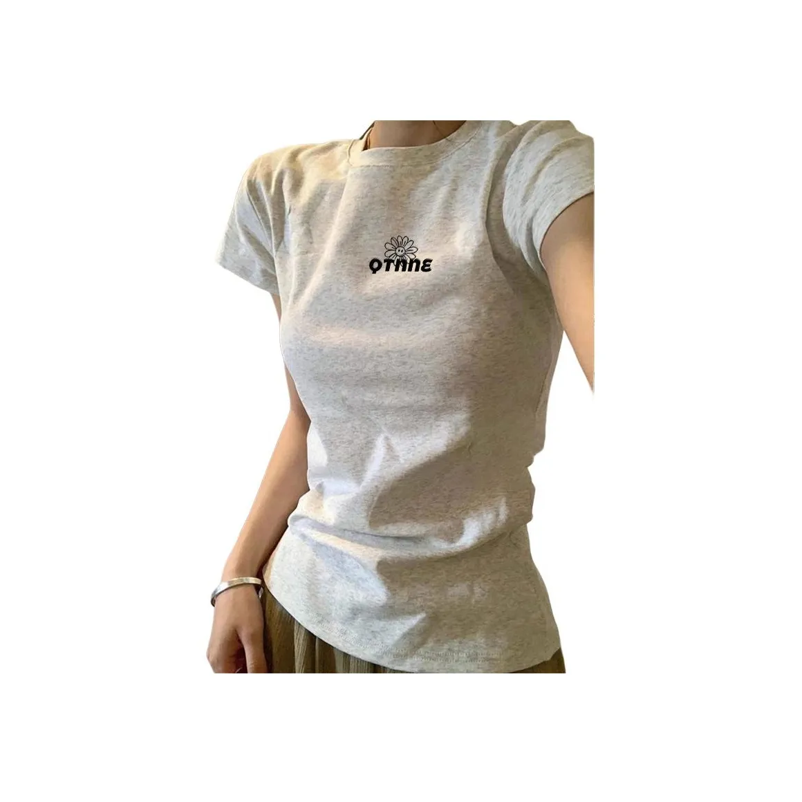 Puppytown Вересковый серый Женские футболки