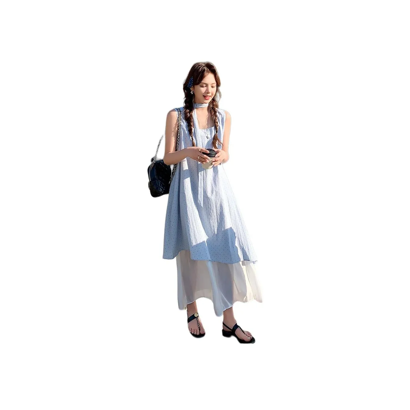 Fele.d Sleeveless Dress Women's Blue