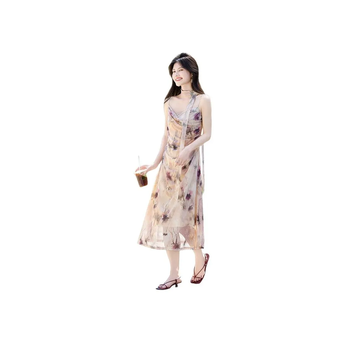 Still Quiet Slip Dress Women's Pink