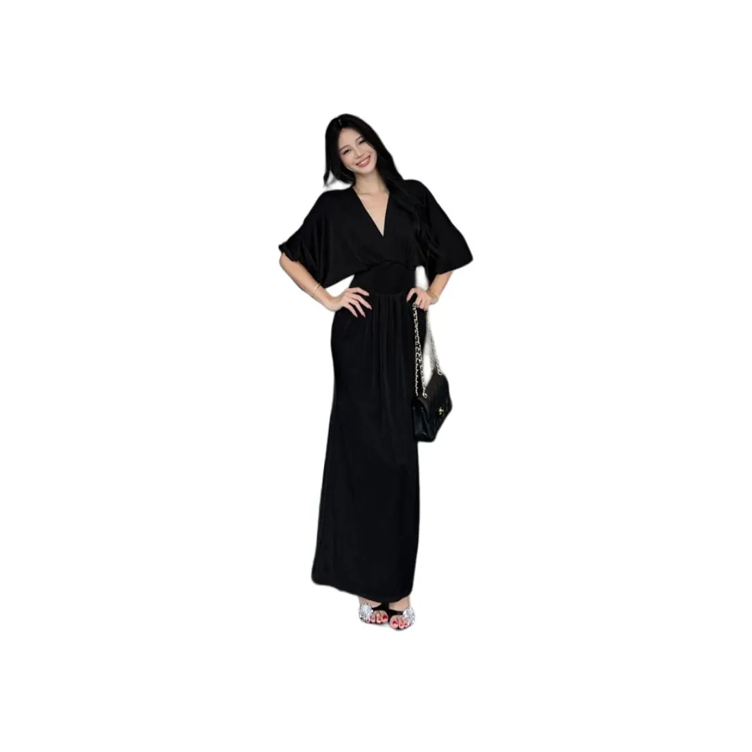 ZVJH Короткий рукав Платье Женское