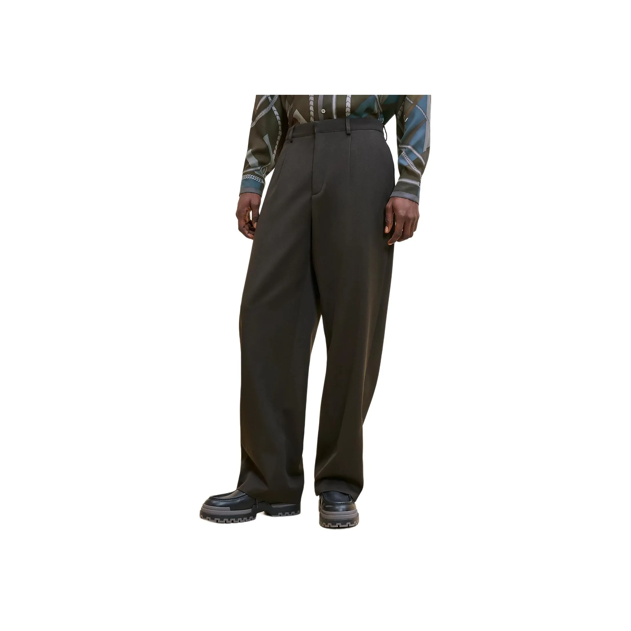 HERMES Casual Pants Men's Khaki