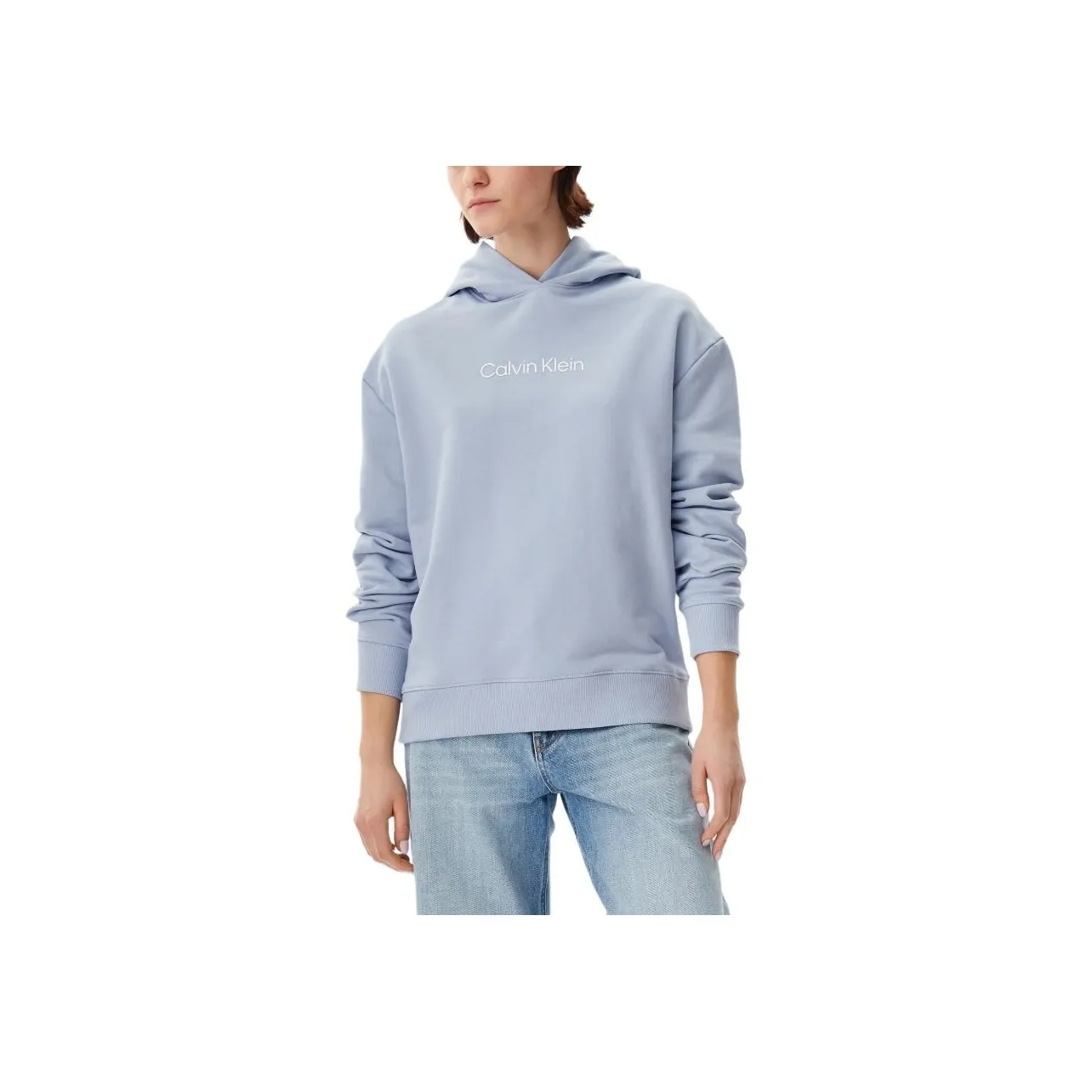 Calvin Klein Logo print Cotton Hoodie
