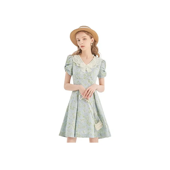 JORYAweekend Short-Sleeved Dresses Women's Blue Green
