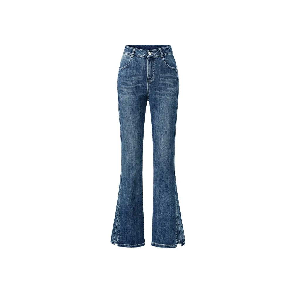 CHICHY CHICHY Size Sister Series Jeans Women's Azure Blue