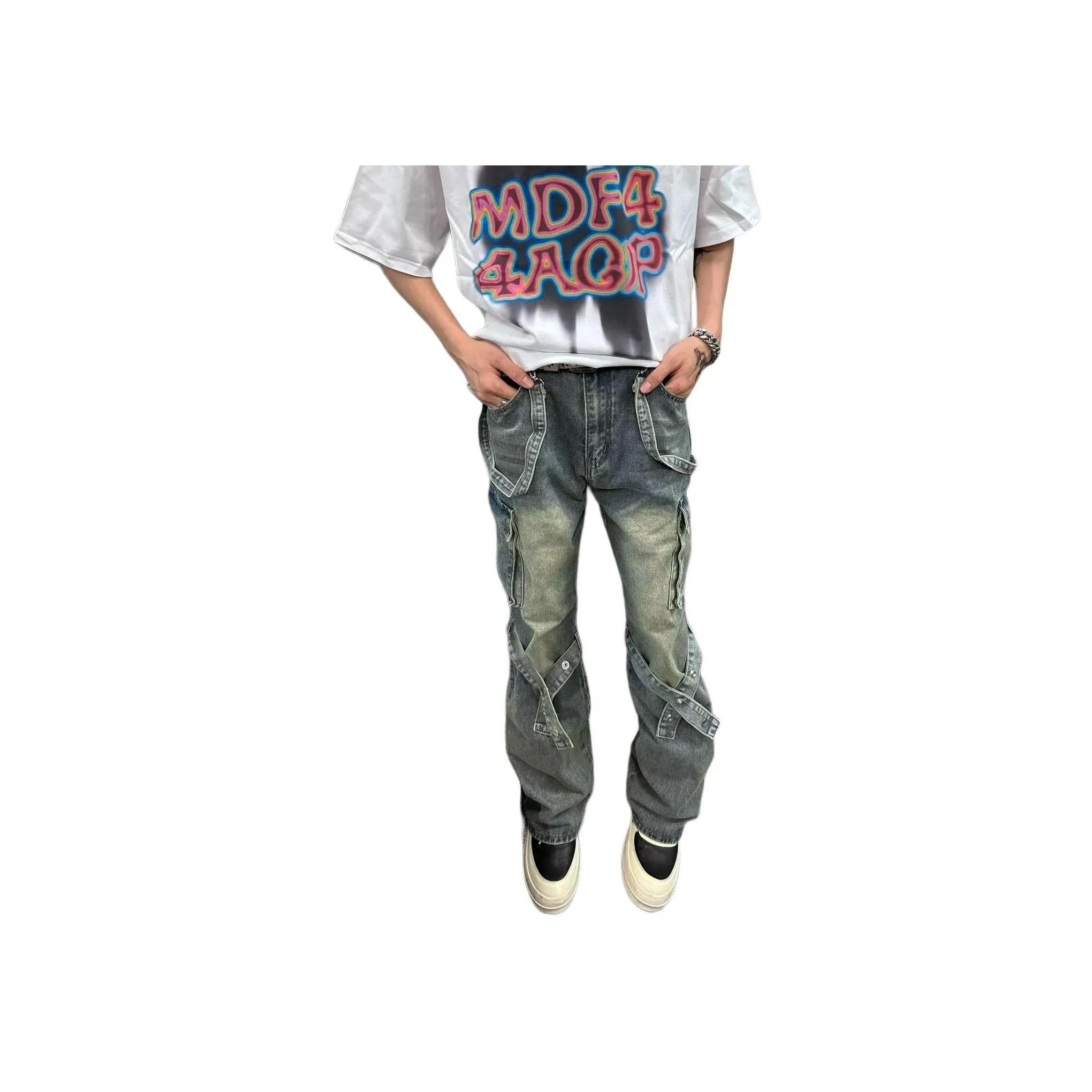 TAOKK Синие Унисекс Джинсы