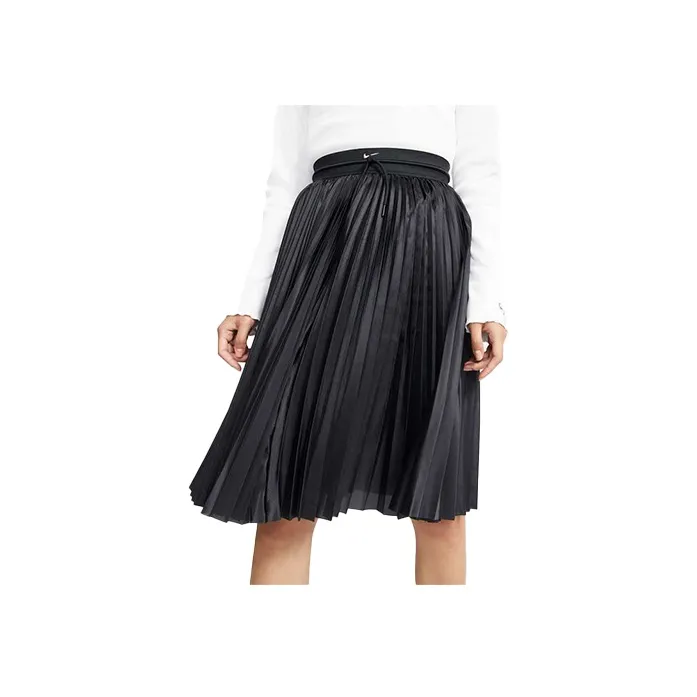 Nike Повседневный Длинный Юбка Женские Черный