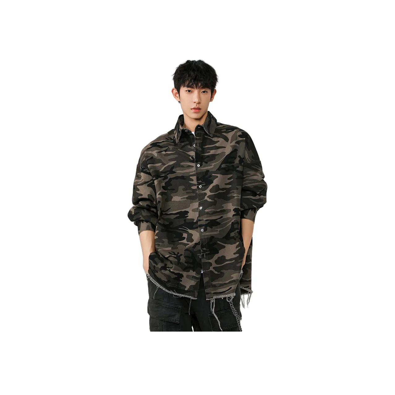 P8H9 Камуфляж Унисекс Куртки