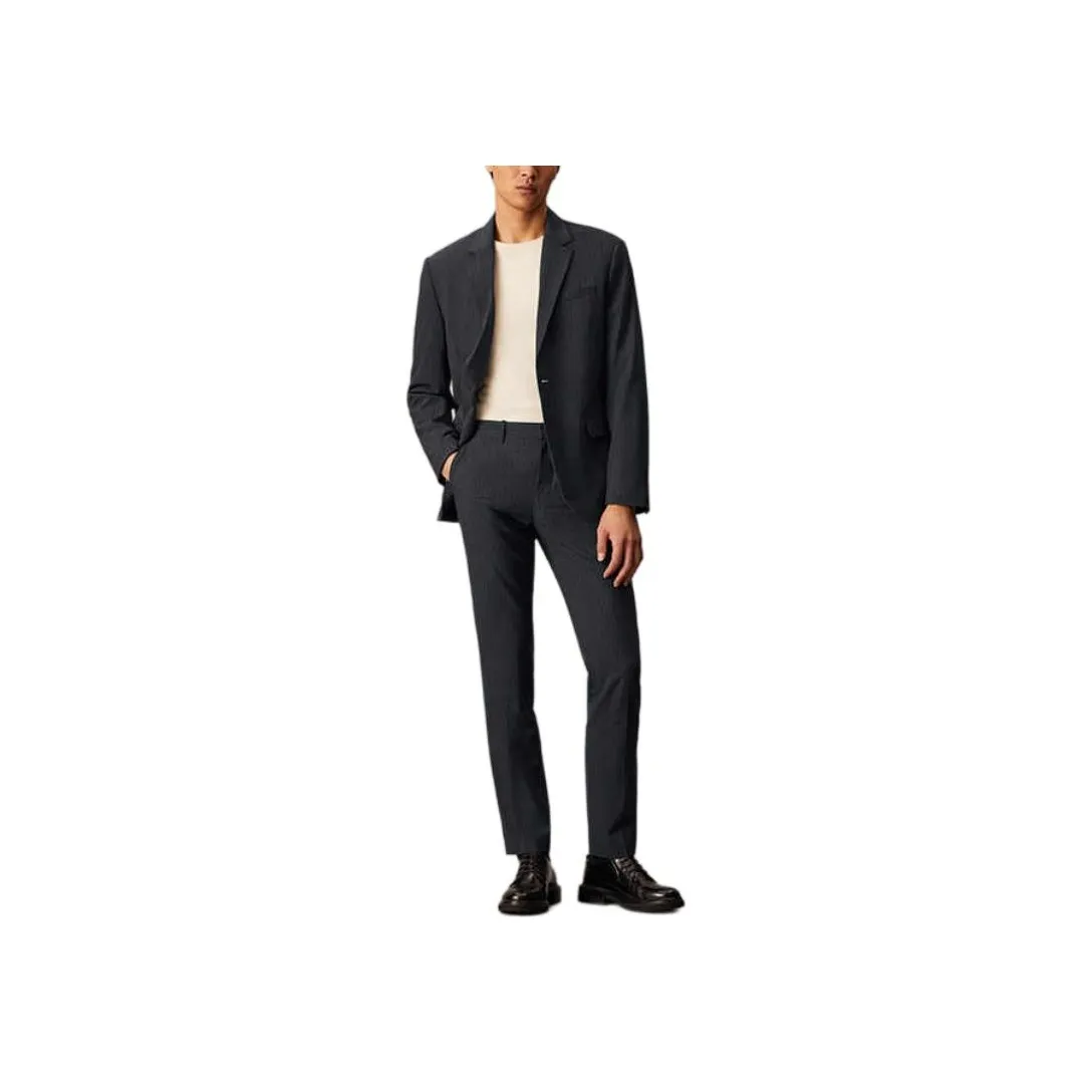 CALVIN KLEIN Business Suit Men's Mystic Gray
