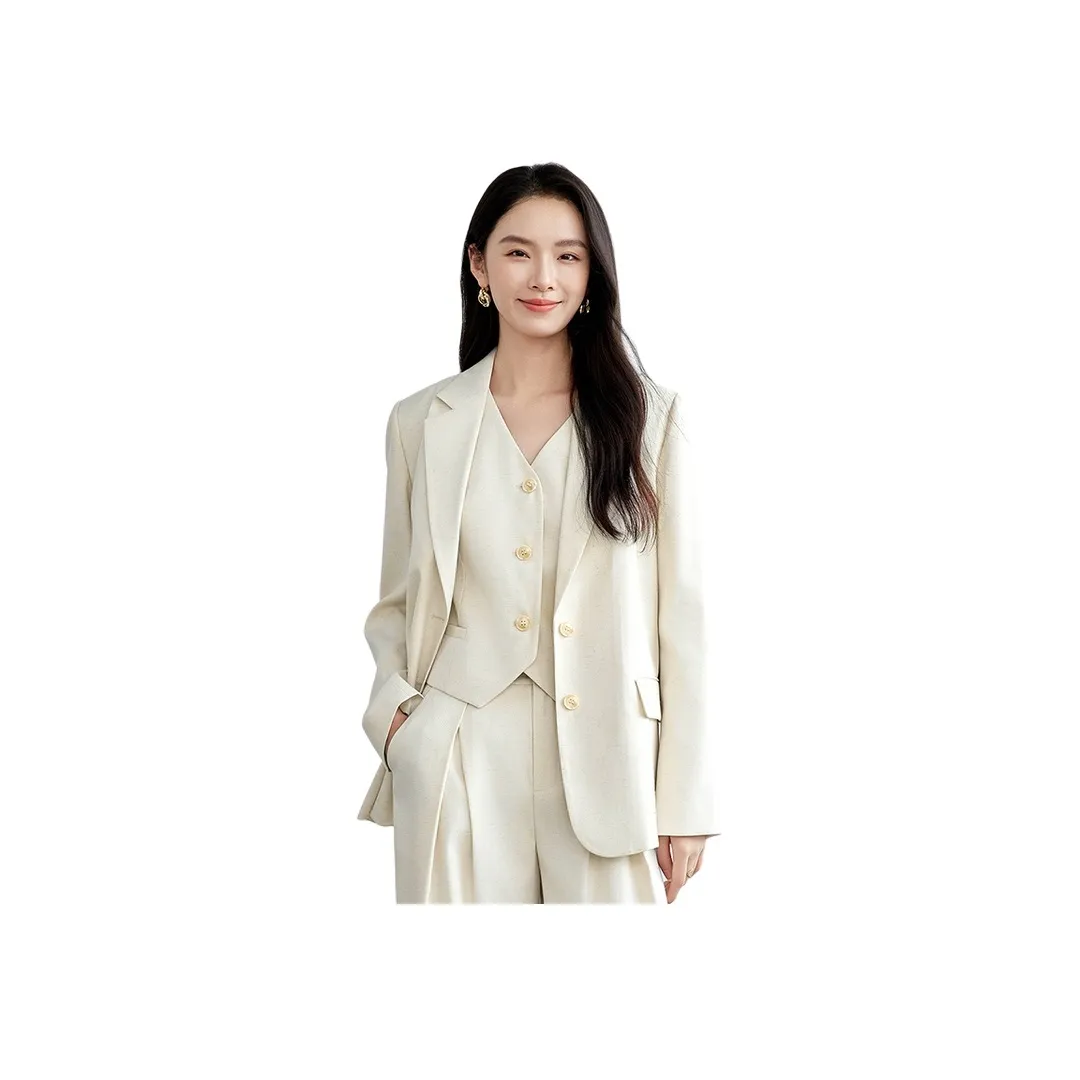 SENTUBILA Business Suit Women's Oat