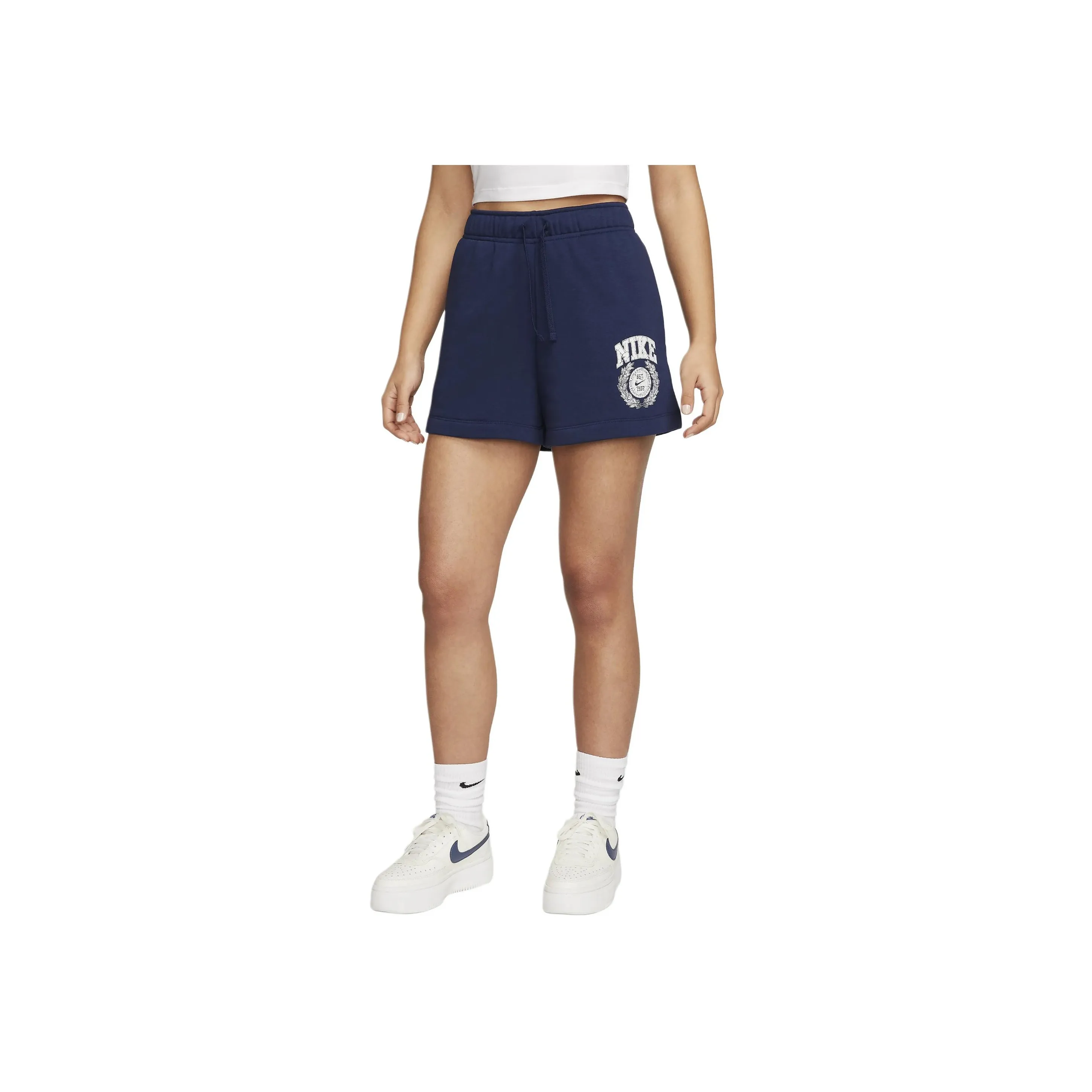 Nike Sportswear Club Fleece Women's Mid-Rise Graphic Shorts