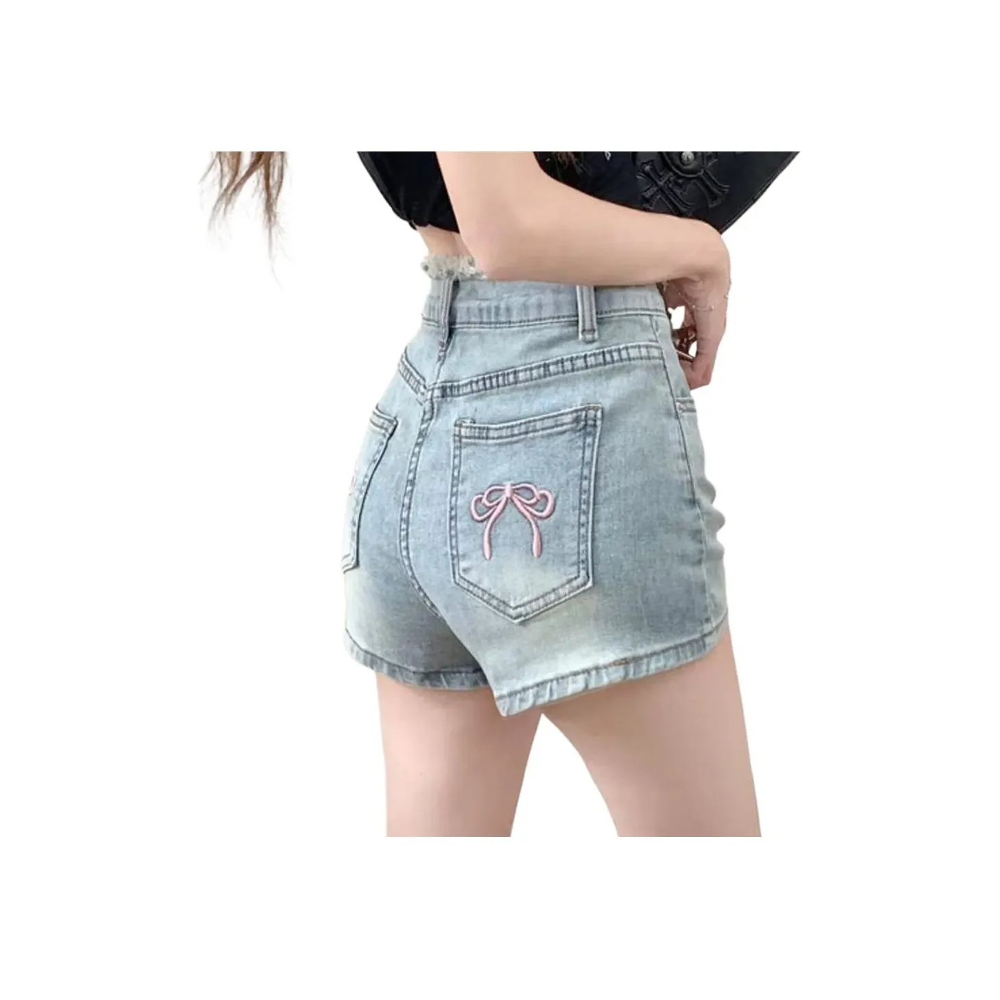 NHZN Женские джинсовые шорты