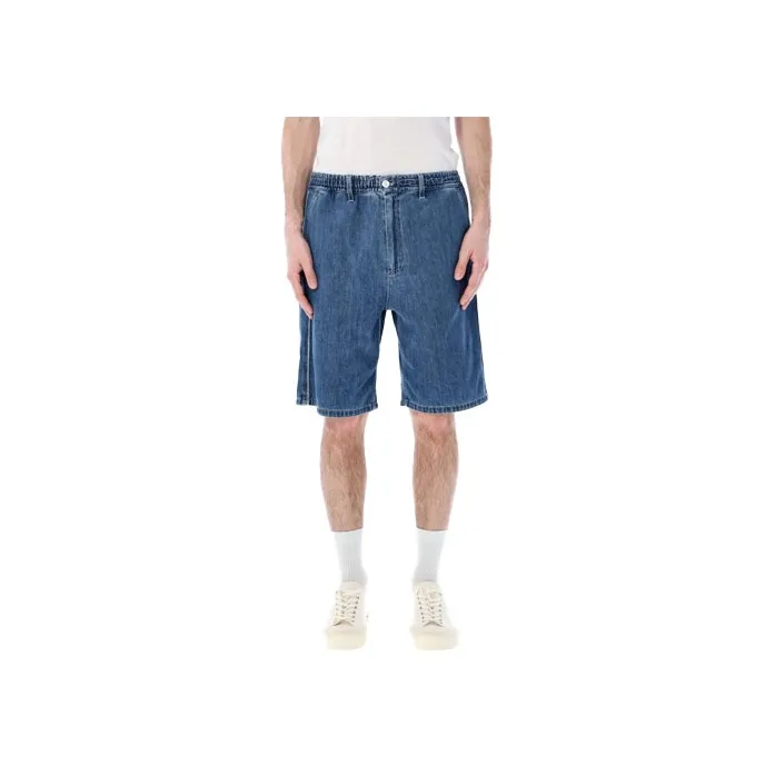 MARNI Elastic Waist Denim Shorts