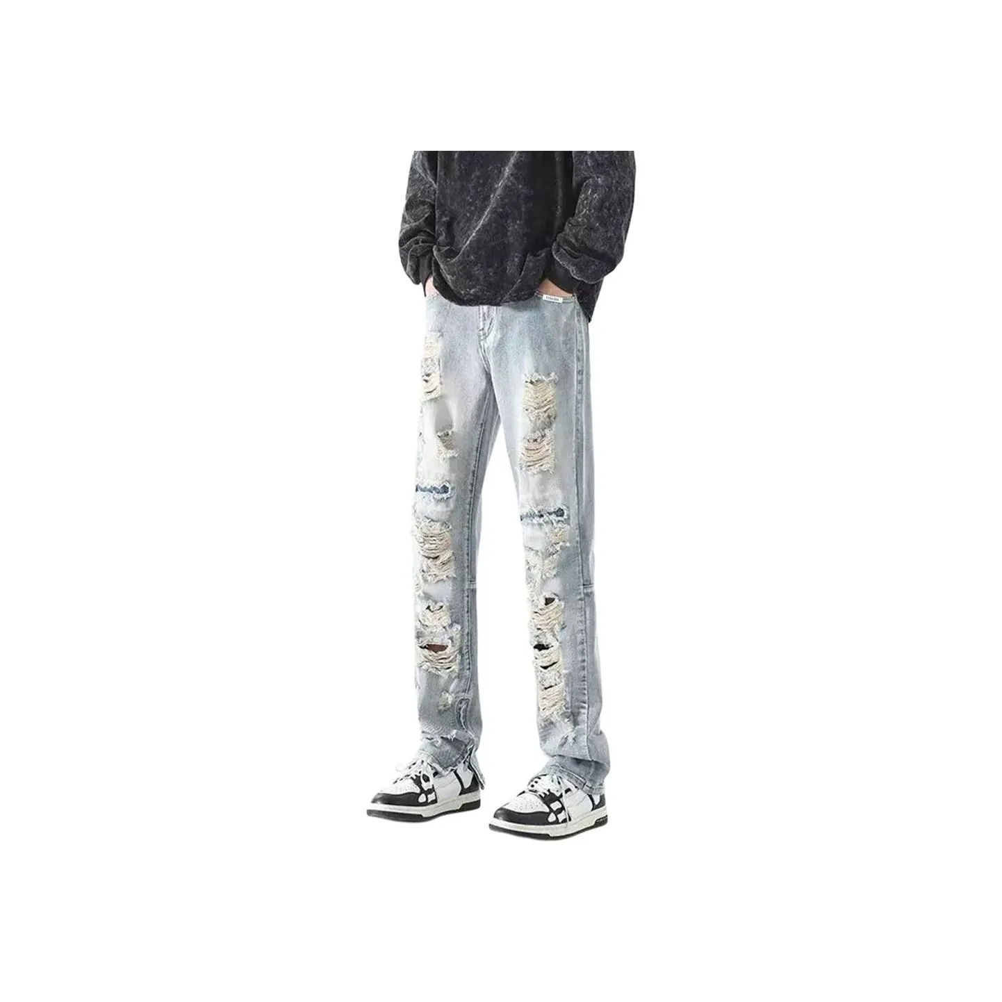 TINA GIA Jeans Unisex Light Blue