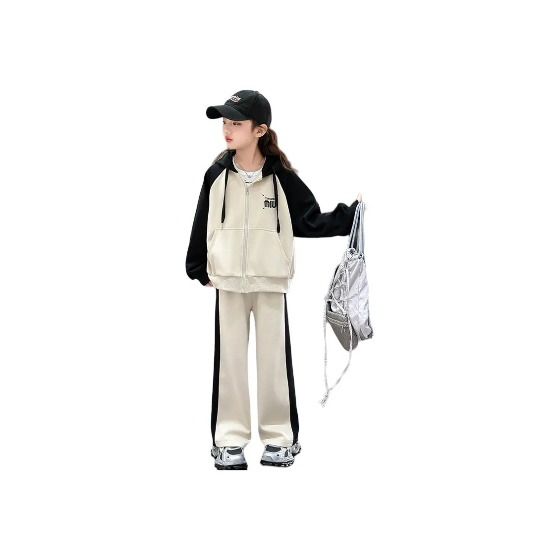 TAOTIANMAO Женский Модный и Крутой Средняя Школа Повседневная Спортивная Одежда Подростки