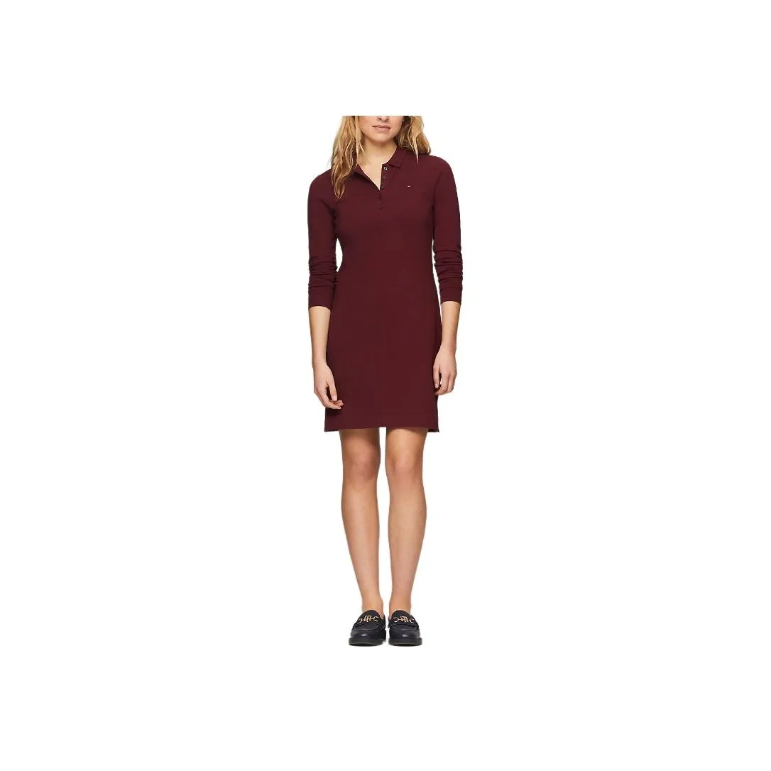 Tommy Hilfiger Длинное платье с длинными рукавами женское