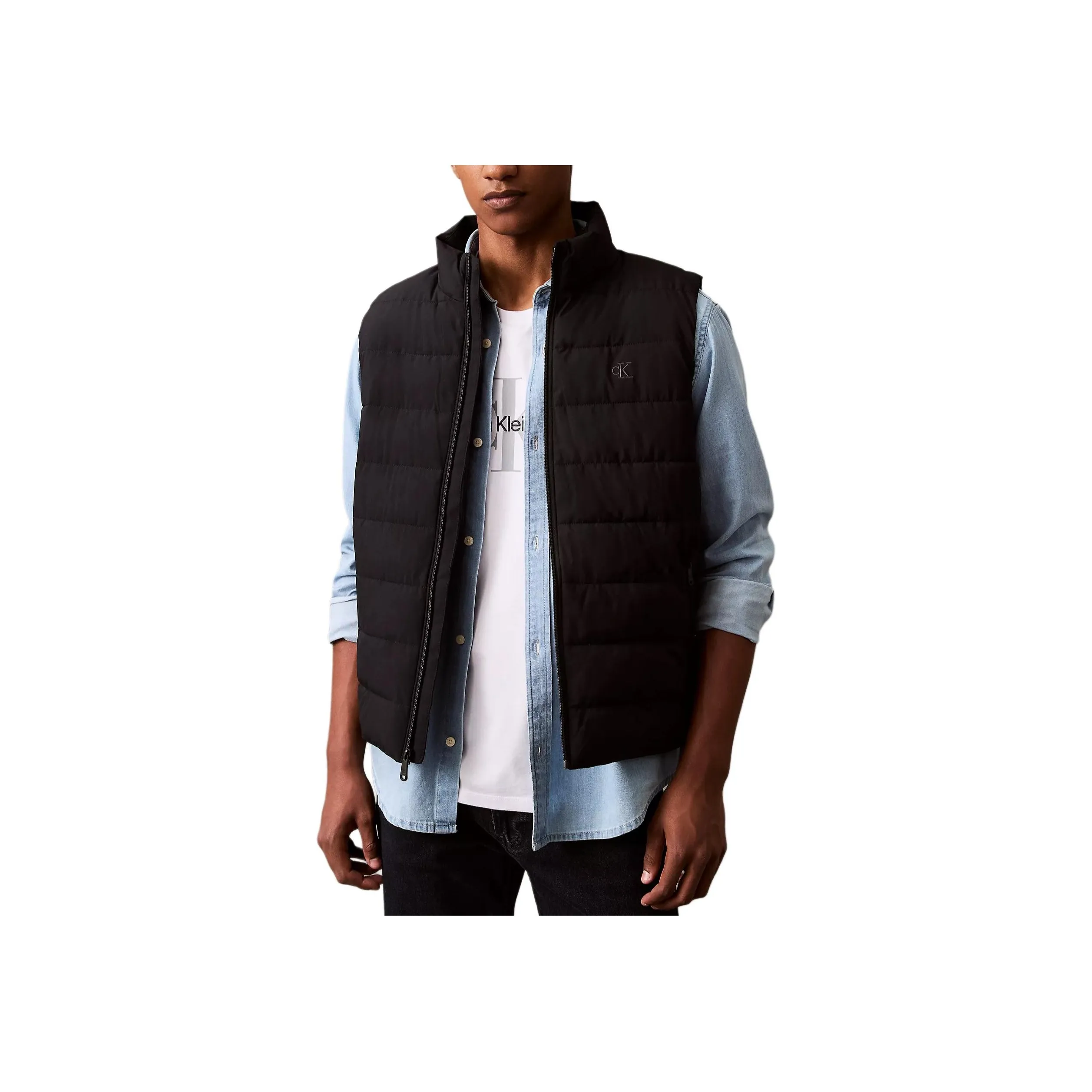 Calvin Klein Vests Men's Black