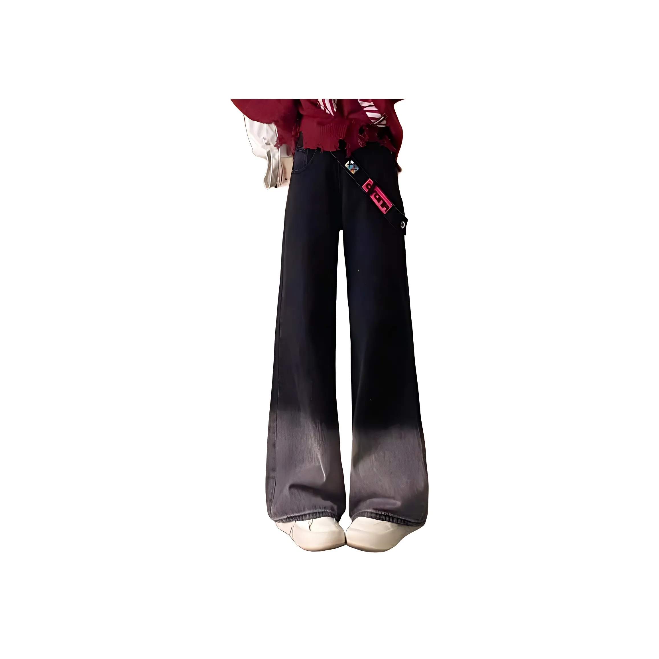 YEARNED Черные Женские Джинсы