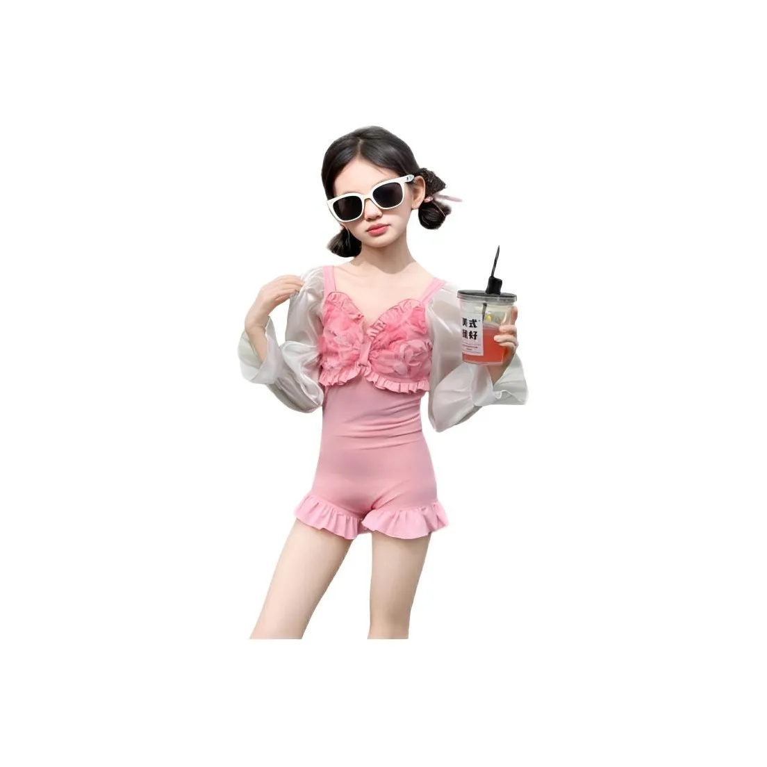 MUMUTU Розовый Kids Купальники