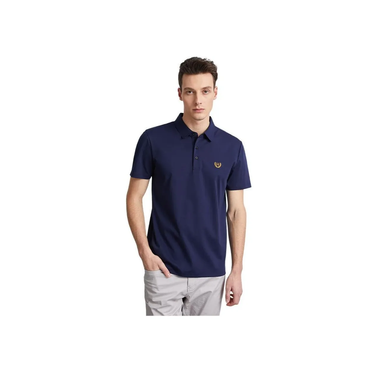 DANIEL HECHTER Polo Shirt Men's Royal Blue