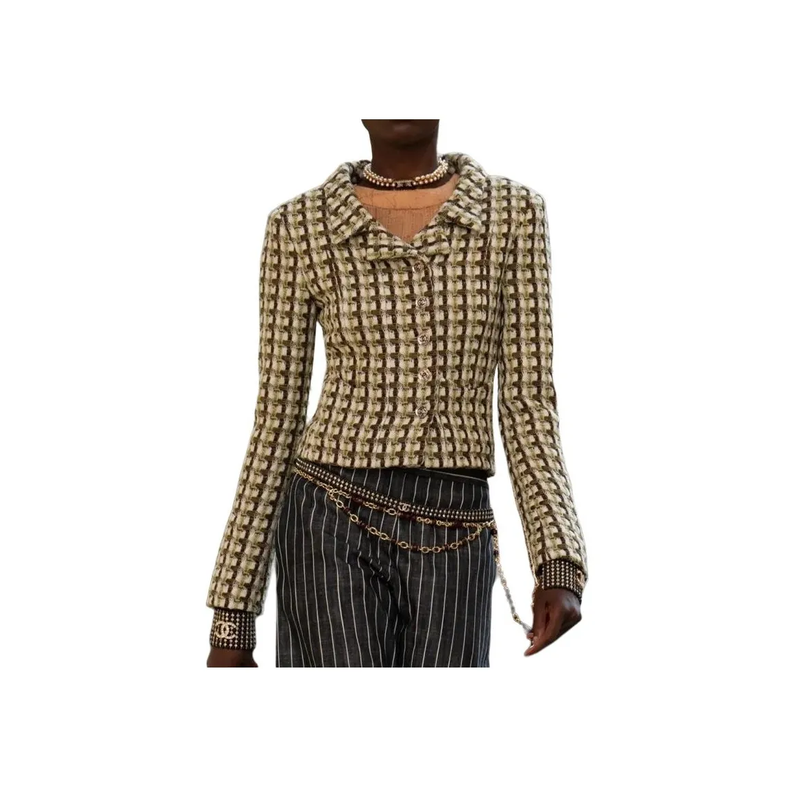 CHANEL SS23 Jackets Coats Women's Yellow