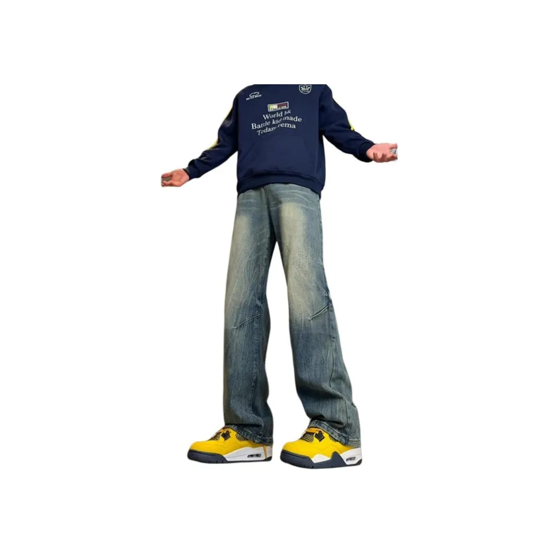 BENGEN Jeans Unisex Vintage Blue