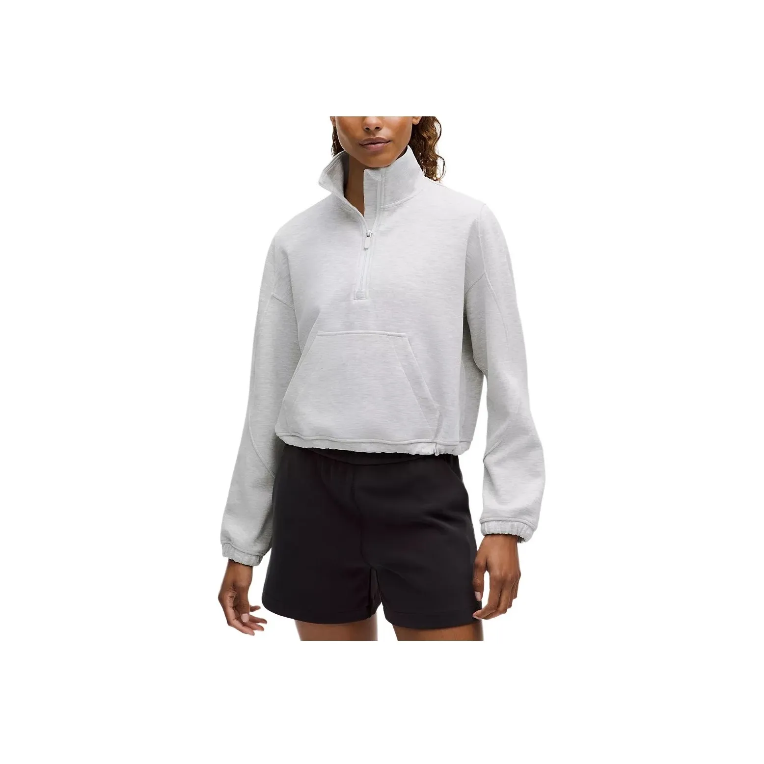 Lululemon Softstreme Jackets & Coats Women's Gray White