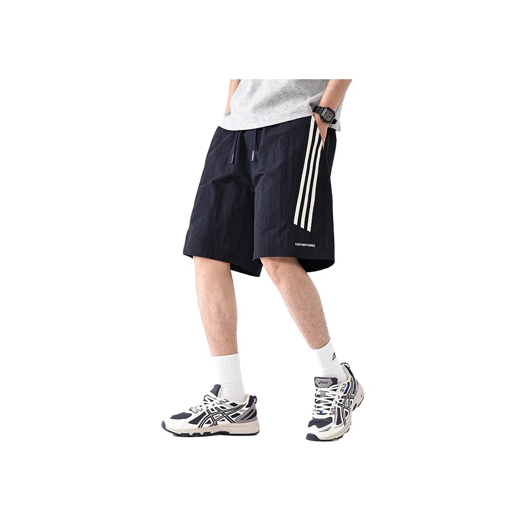 JHO Темно-синие унисекс повседневные шорты