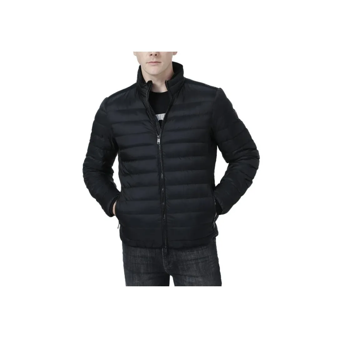 GUESS Jackets & Coats Men's Black