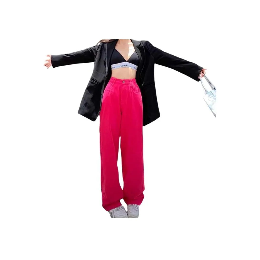 JASONWOOD Jeans Women's Rose Red