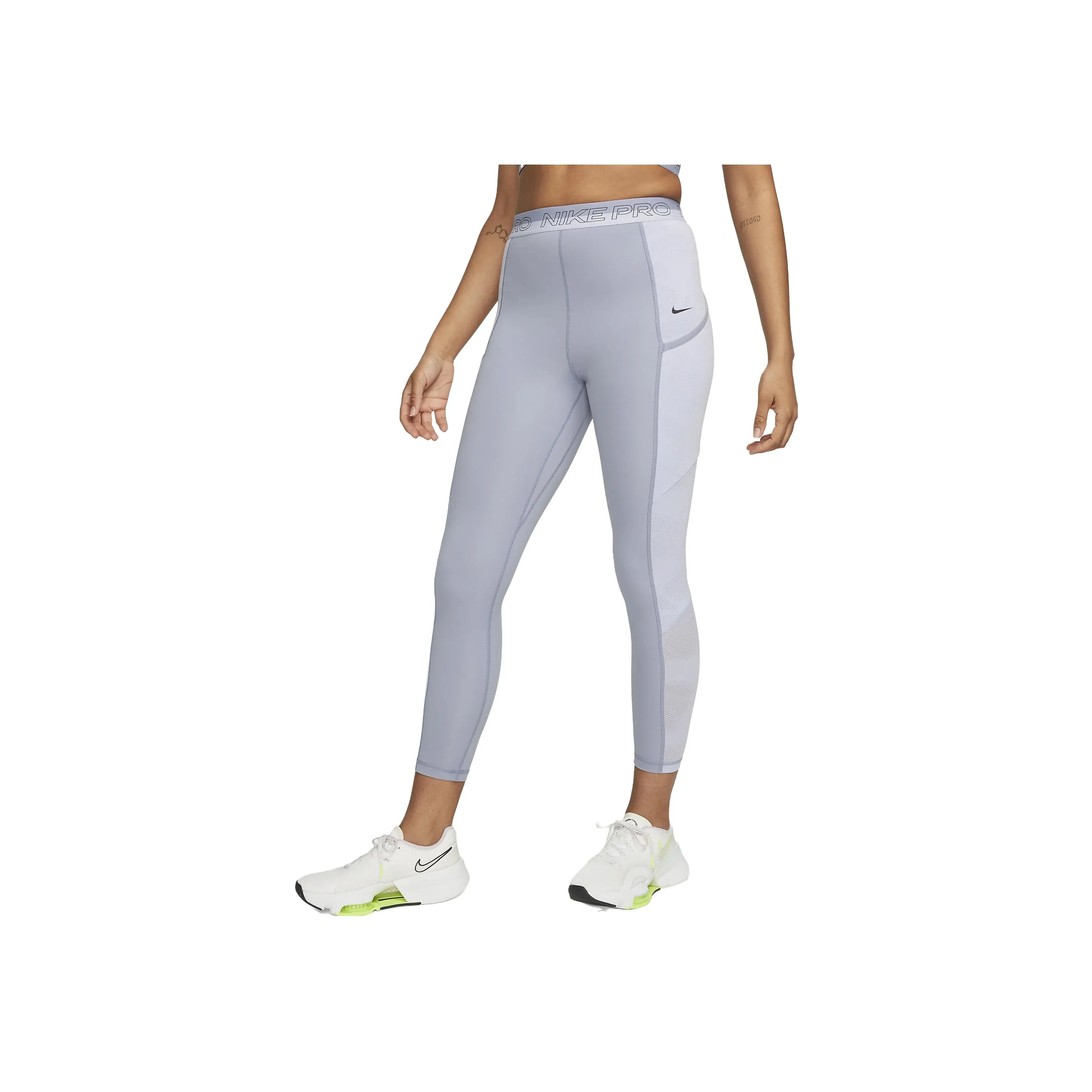 Nike Pro Women's High-Waisted 7/8 Training Leggings With Pockets